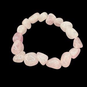 Rose Quartz Beads Stretchy Bracelet *tested*